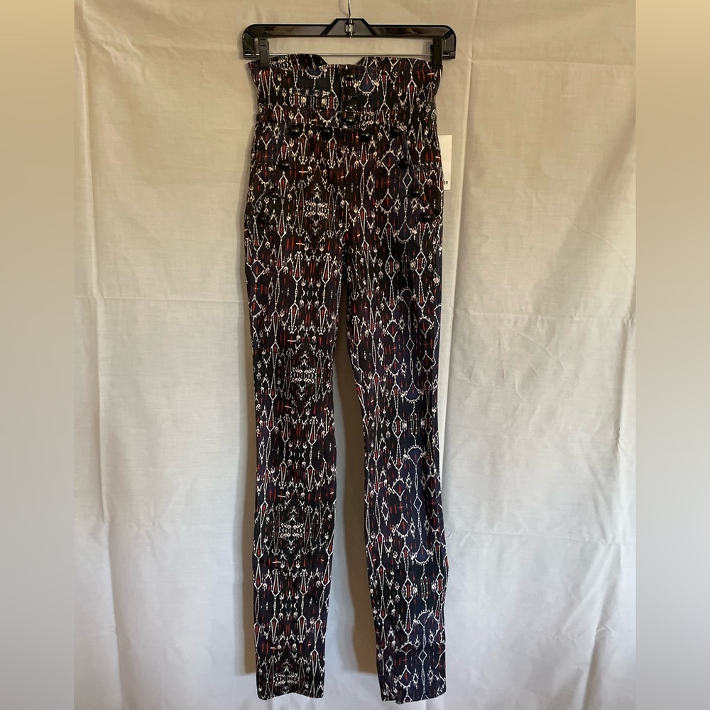 Isabel Marant Eclectic High Rose Jeans Unique Print